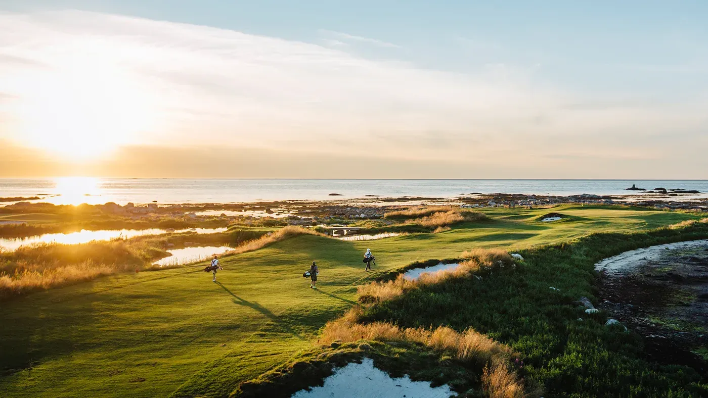 Golfbanans delar: så är en hål uppbyggt