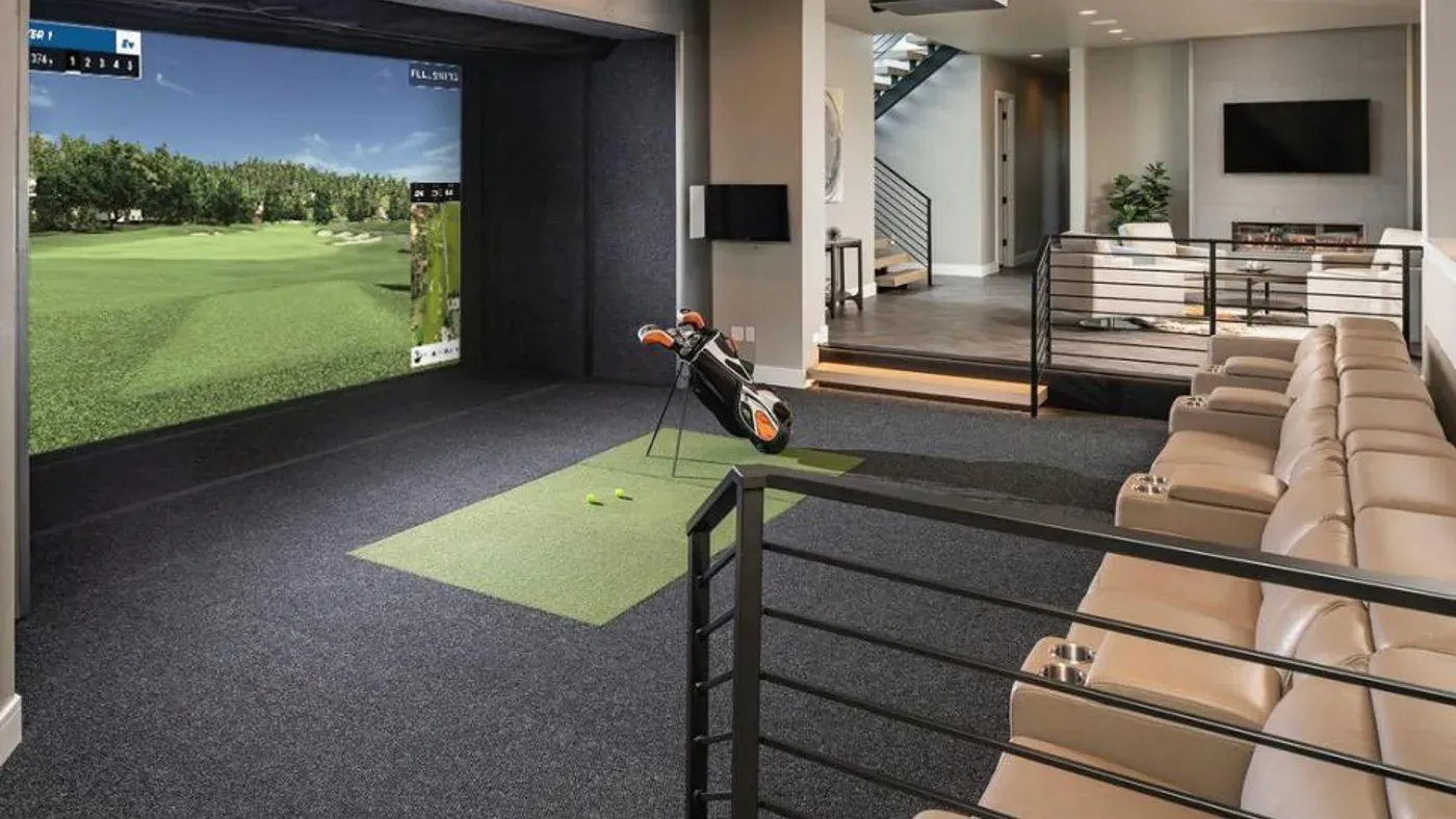 Så använder du en golfsimulator